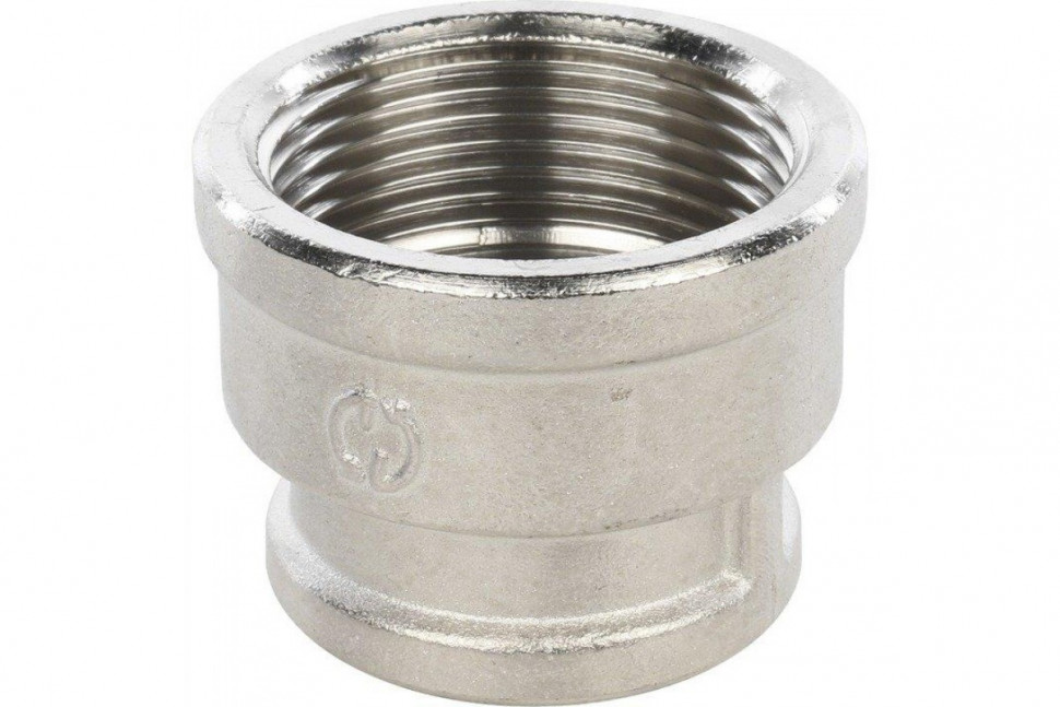 Муфта ВВ переxодная 1 1/4"x1", никелированная STOUT