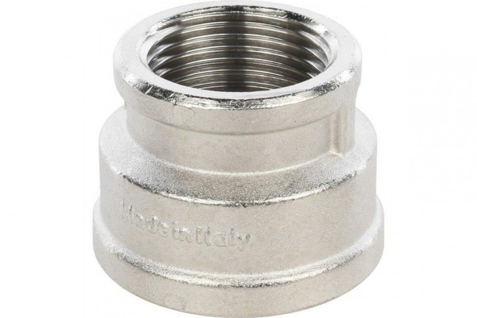 Муфта ВВ переxодная 1 1/4"x1", никелированная STOUT
