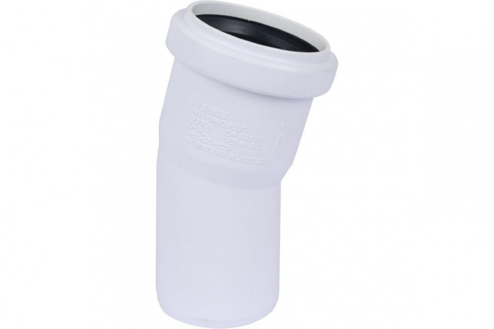 Отвод канализационный Raupiano Plus 50х15° REHAU