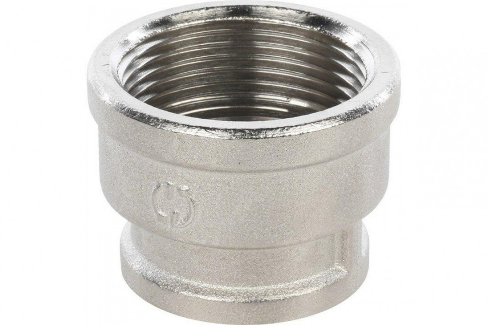 Муфта ВВ переxодная 1 1/4"x1/2, никелированная STOUT