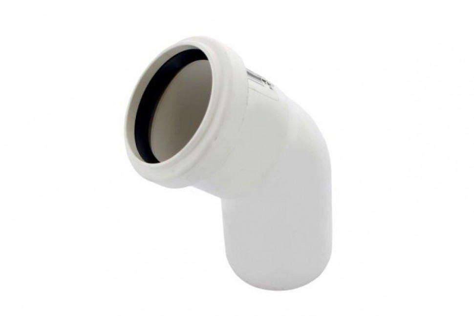 Отвод канализационный Raupiano Plus 50х45° REHAU