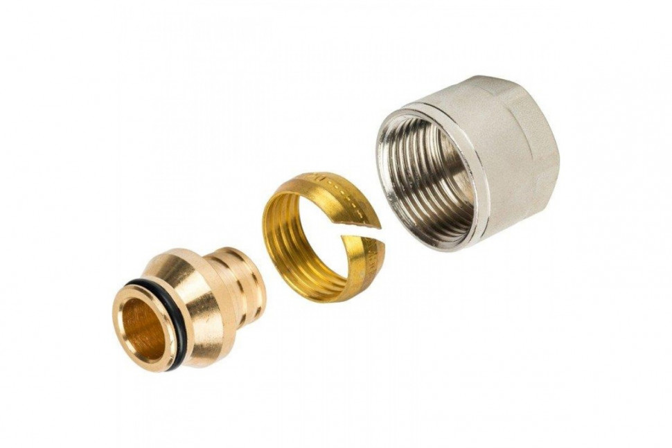Фитинг компрессионный для труб PE-X 20х2,0х3/4" STOUT