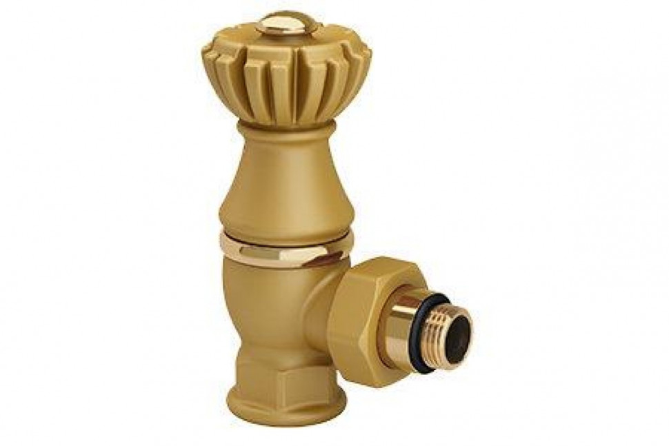 Клапан угловой Liberty 1/2"х 3/4", антик золото Ral 1036 SR Rubinetterie