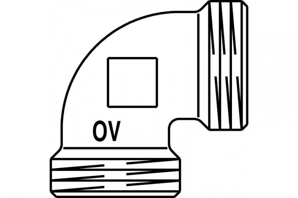 Угольник Cofit S 90° 1" НР Oventrop
