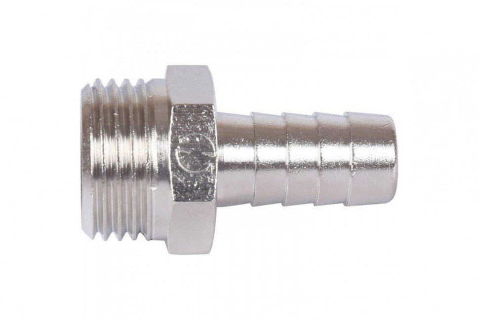 Штуцер НР 1/2"x12, никелированный STOUT