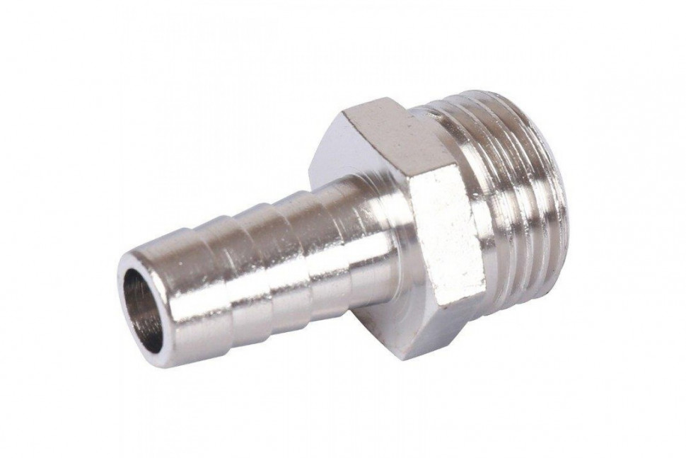 Штуцер НР 1/2"x12, никелированный STOUT