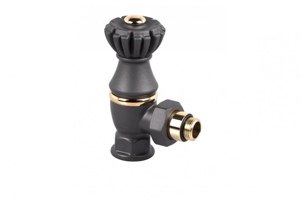 Клапан угловой Liberty 1/2"х 3/4", антрацит SR Rubinetterie