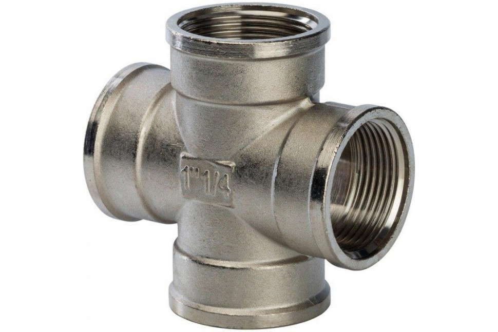 Крестовина ВВ 1 1/4", никелированная STOUT