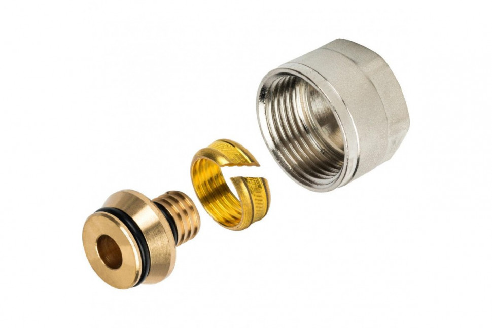 Фитинг компрессионный для труб PEX-AL-PEX 16х2,0х3/4" STOUT