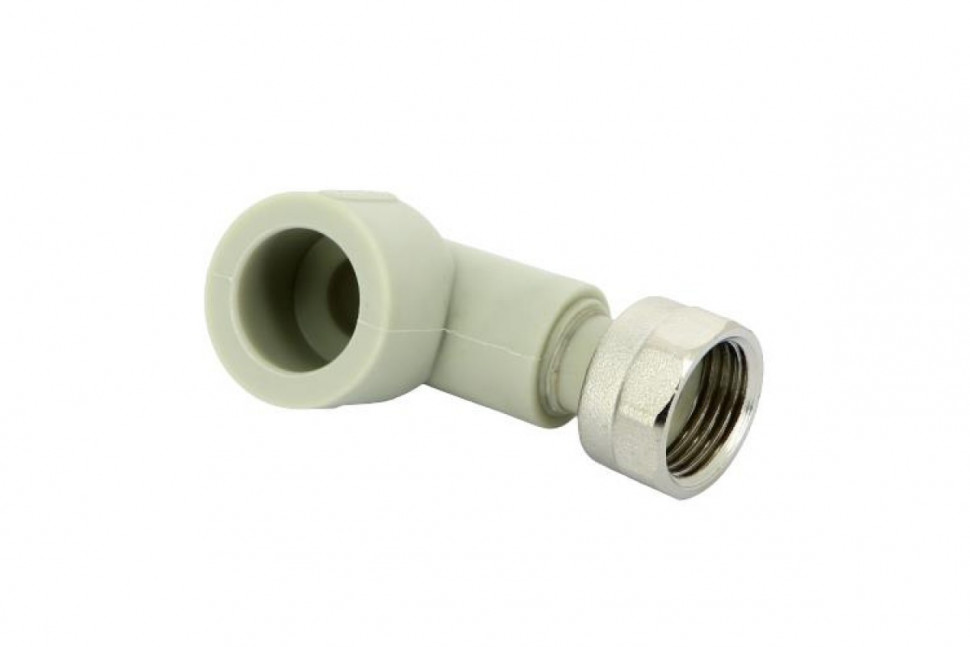 Угольник PPR с накидной гайкой 20x1/2" FV-Plast