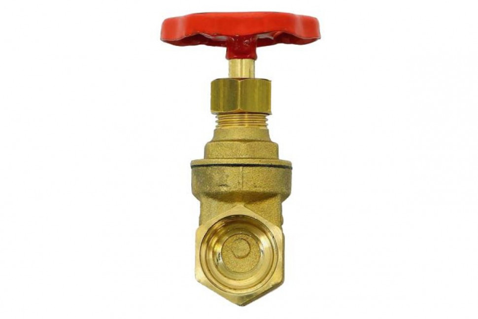 Задвижка клиновидная ВВ 1/2" латунная PN10 UNI-FITT