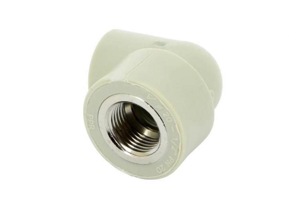 Угольник PPR с внутренней резьбой 20х1/2" FV-Plast