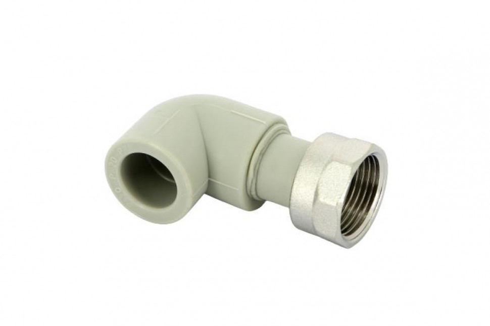 Угольник PPR с накидной гайкой 20х3/4" FV-Plast