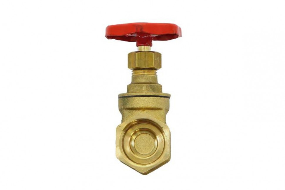 Задвижка клиновидная ВВ 3/4" латунная PN10 UNI-FITT