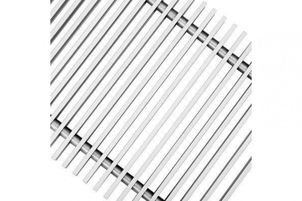 Решетка для конвектора алюминиевая 150-2200, серебро TechnoWarm