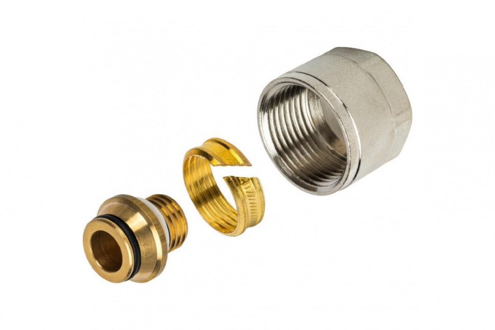 Фитинг компрессионный для труб PEX-AL-PEX 20х2,0х3/4" STOUT