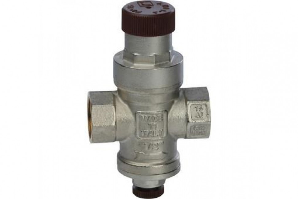 Редуктор давления поршневой 1/2" с выходом для манометра 1/4" STOUT
