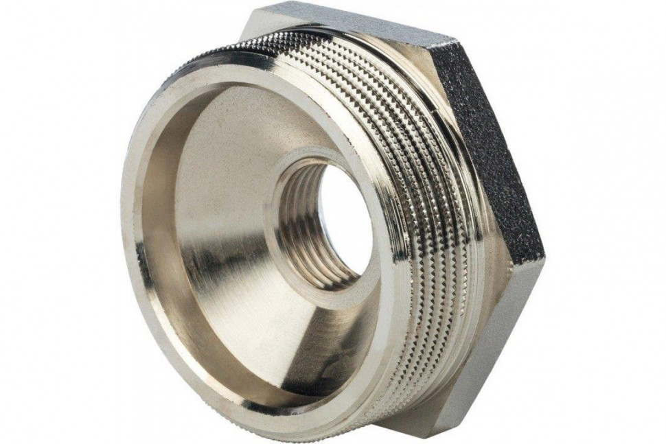 Футорка 1 1/2"x1/2, никелированная STOUT