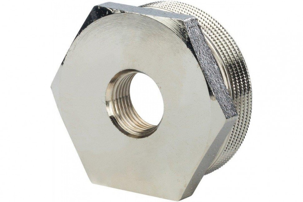Футорка 1 1/2"x1/2, никелированная STOUT
