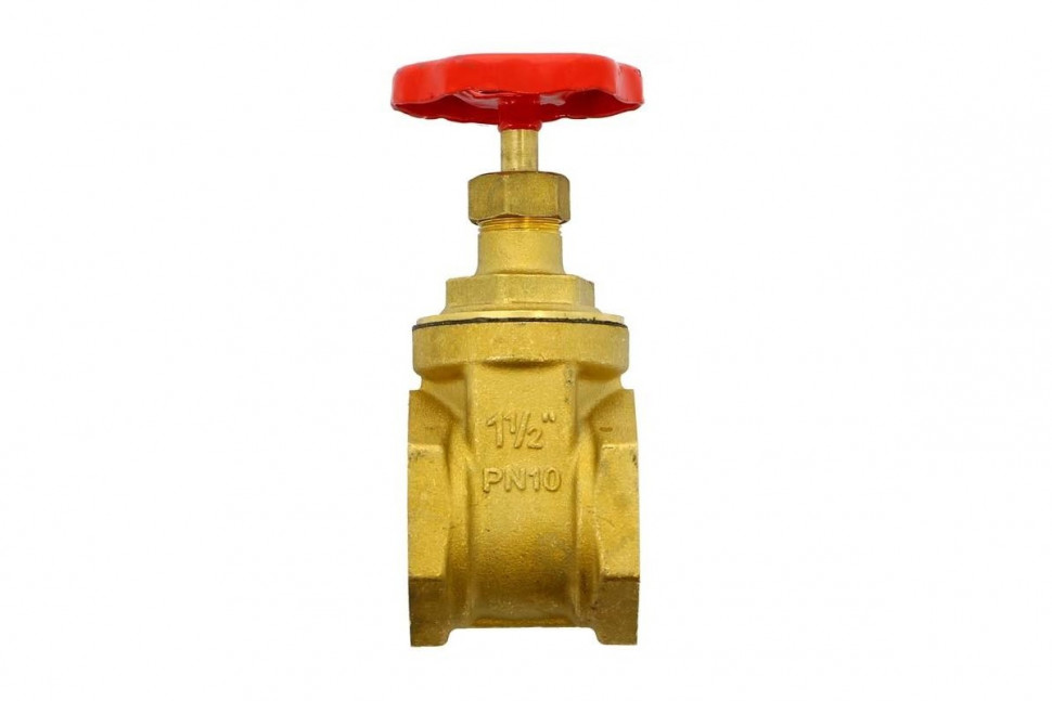 Задвижка клиновая резьбовая 1 1/2", муфтовая латунная Itap