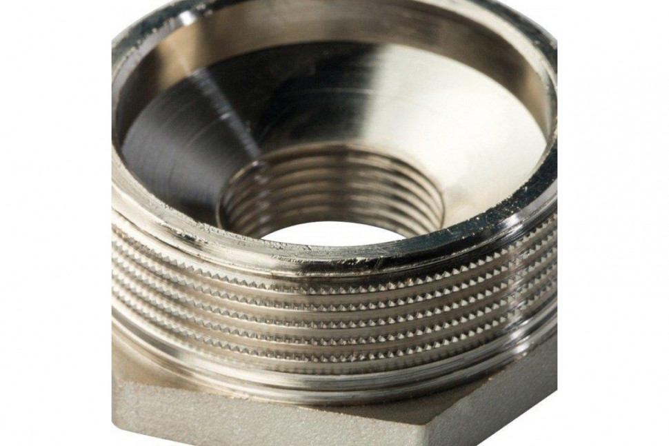 Футорка 1 1/2"x3/4, никелированная STOUT