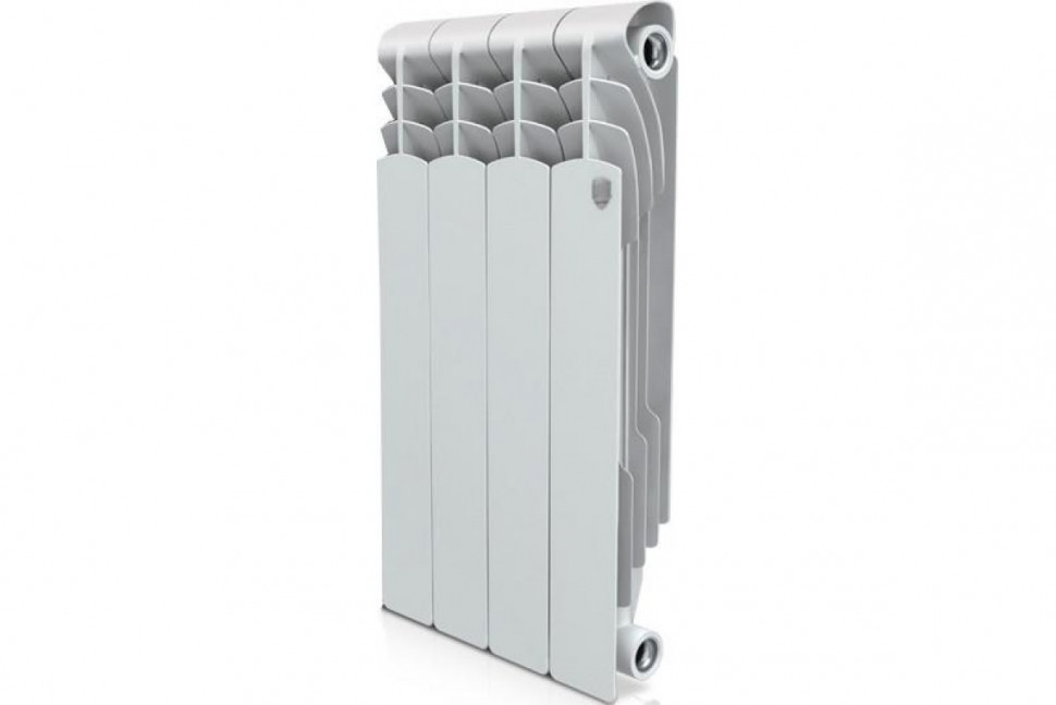 Радиатор биметаллический секционный Royal Thermo Revolution Bimetall 500 4 секции, боковое подключение