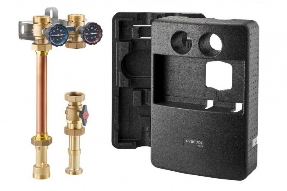 Насосная группа Regumat S-180 plus DN 32 с шаровым краном, без насоса Oventrop