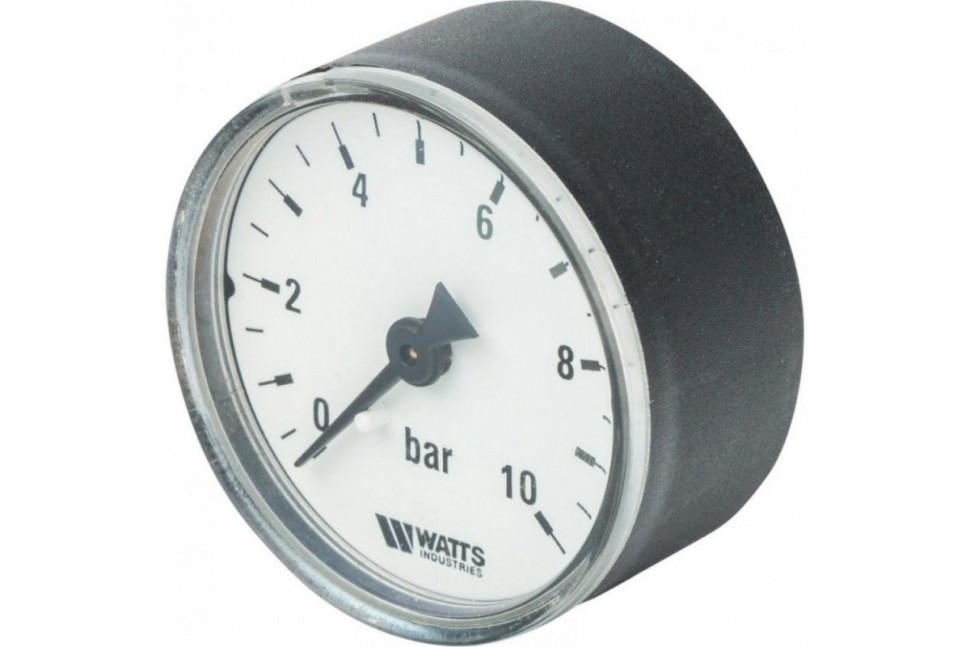 Манометр аксиальный 50 мм 1/4", 0-10 бар Watts F+R100
