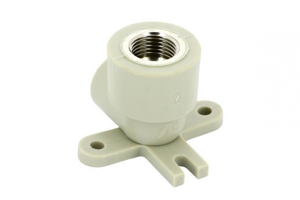 Колено настенное с металлической внутренней резьбой 20x1/2" PPR FV-Plast