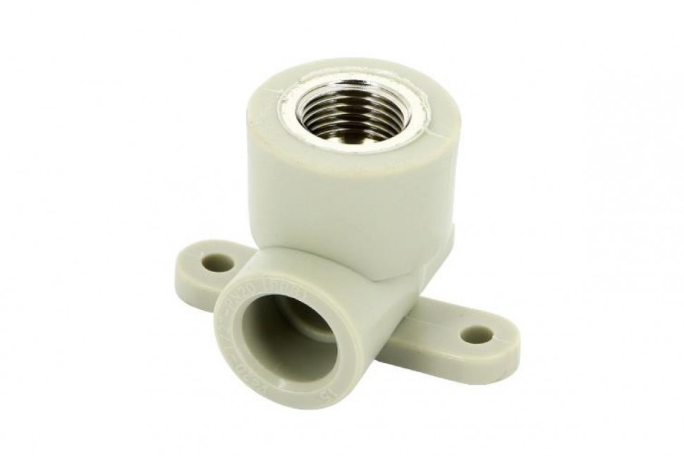 Колено настенное с металлической внутренней резьбой 20x1/2" PPR FV-Plast