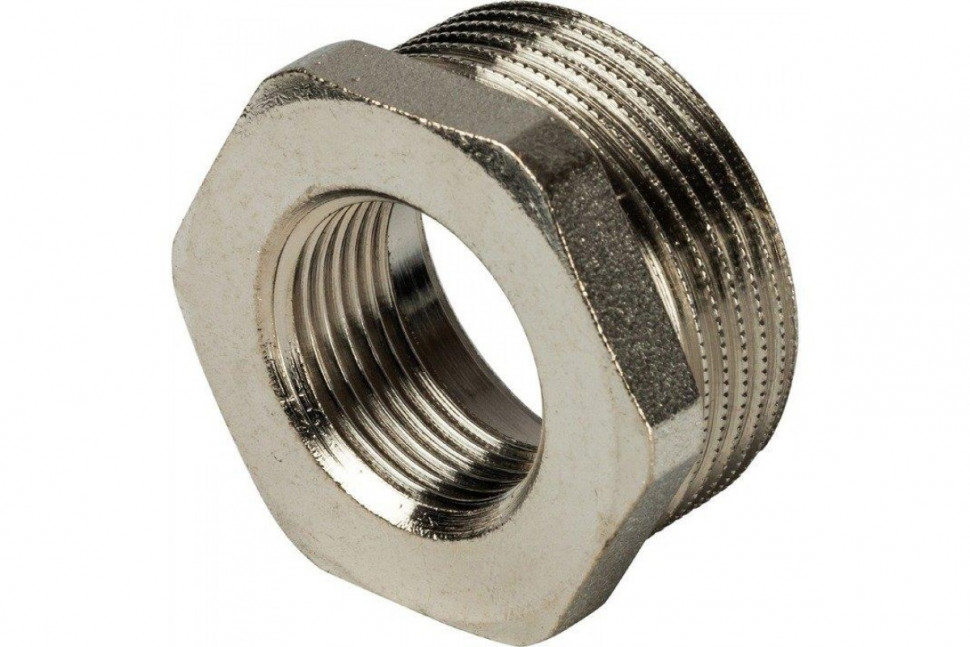 Футорка 1 1/4"x3/4, никелированная STOUT