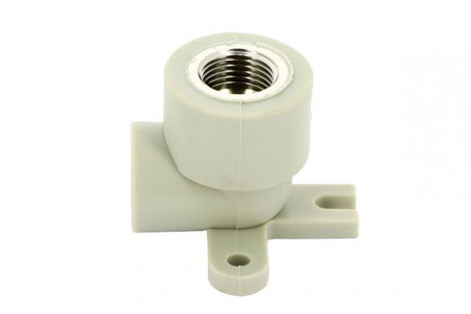 Колено настенное с металлической внутренней резьбой 25x1/2" PPR FV-Plast