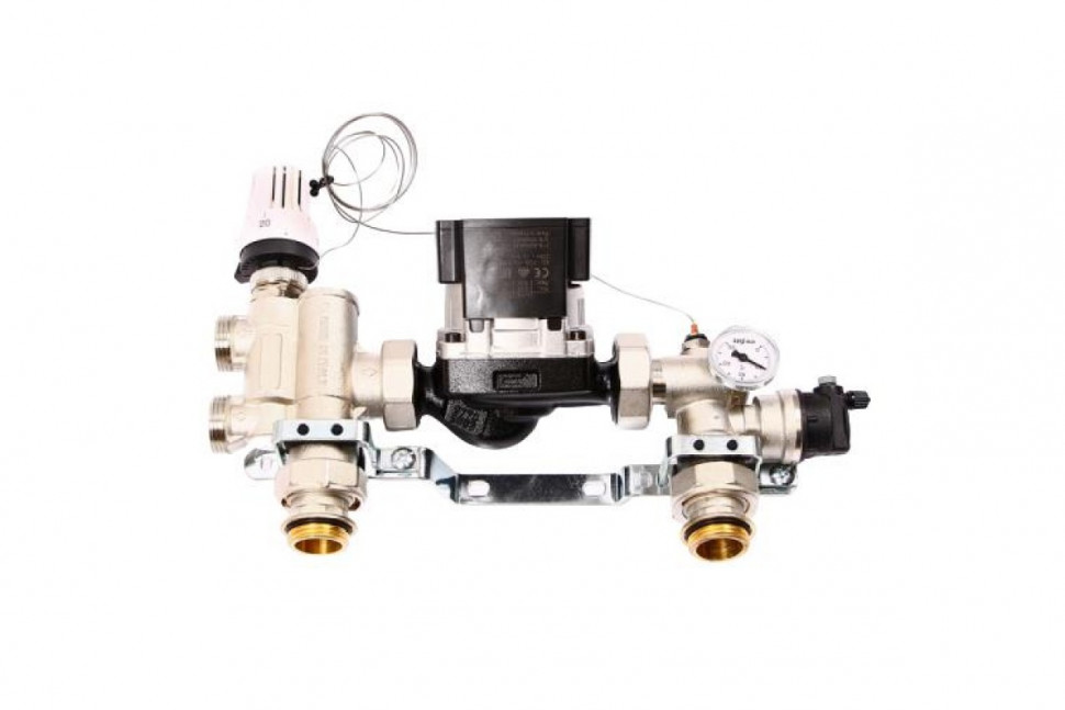 Насосно-смесительная группа Solomix 1" с энергоэффективным насосом Grundfos UPM3 Auto 25-70 130 UNI-FITT