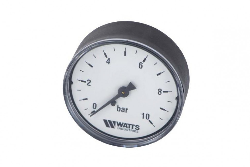 Манометр аксиальный 63 мм 1/4", 0-10 бар Watts F+R100