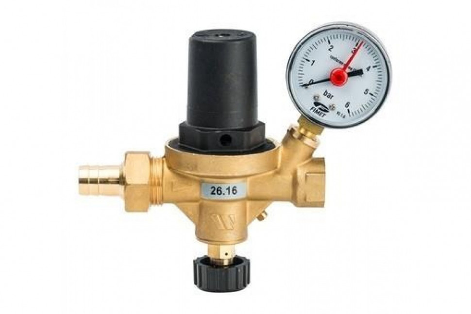 Клапан подпиточный Alimat ALMD 1/2" с манометром Watts