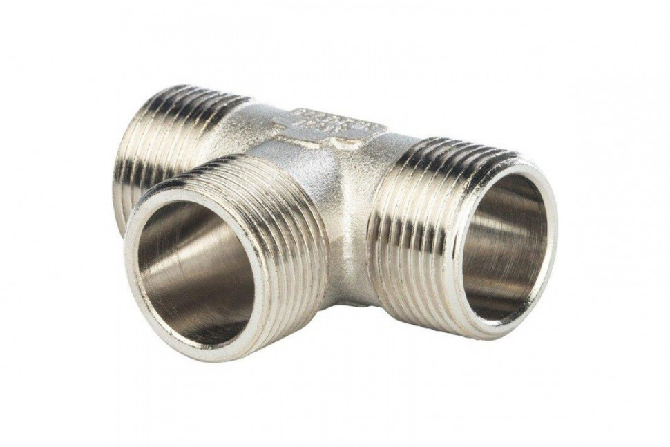 Тройник НН 1"x1"x1", никелированный STOUT