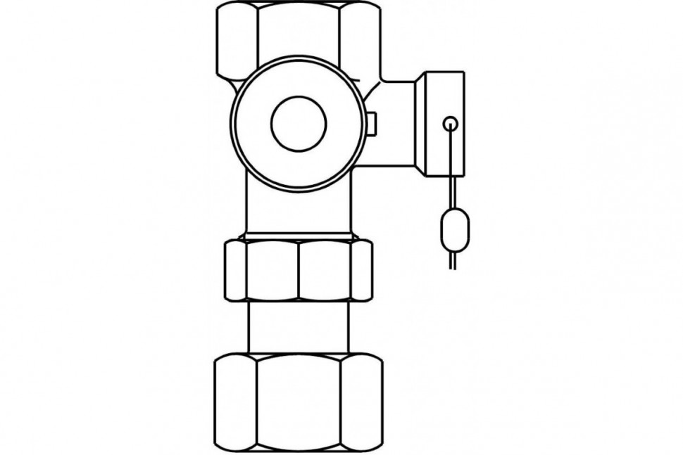 Клапан колпачковый Expa-Con Ду 20 Rp 3/4"x3/4" Oventrop