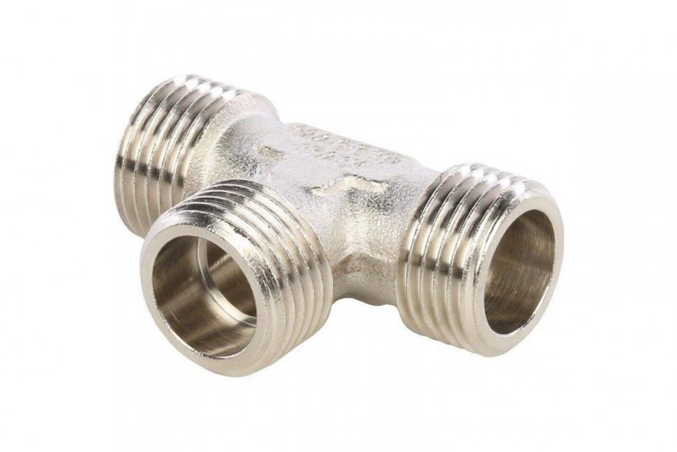 Тройник НН 1/2x1/2x1/2, никелированный STOUT
