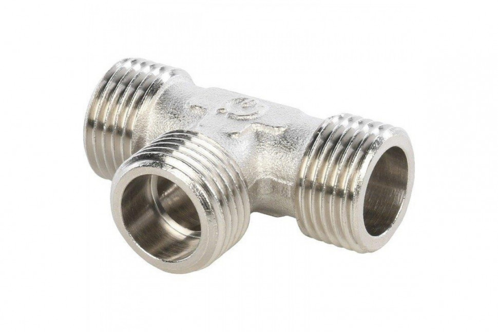 Тройник НН 1/2x1/2x1/2, никелированный STOUT