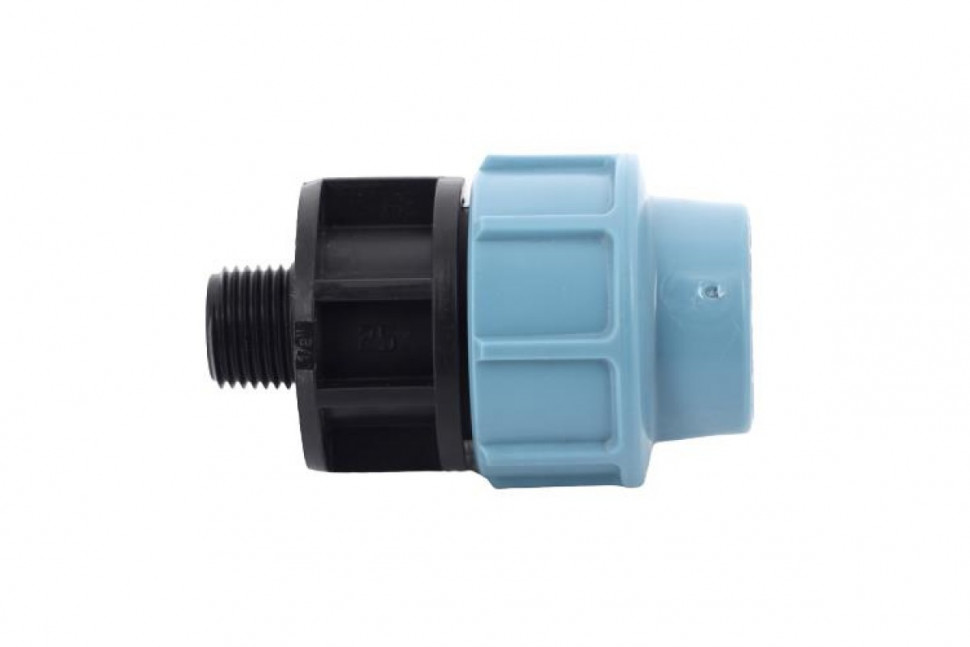 Муфта с наружной резьбой 25x1/2" ПНД Unidelta