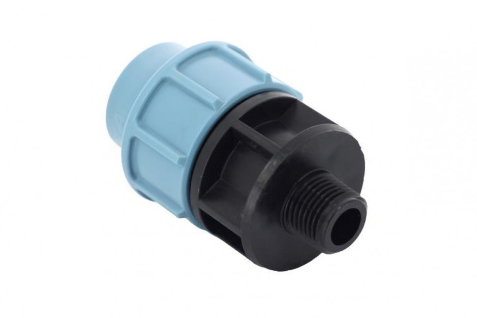 Муфта с наружной резьбой 25x1/2" ПНД Unidelta