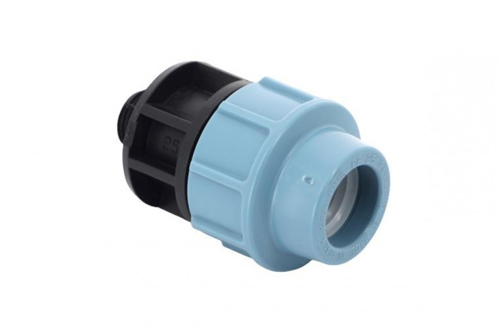 Муфта с наружной резьбой 25x1/2" ПНД Unidelta