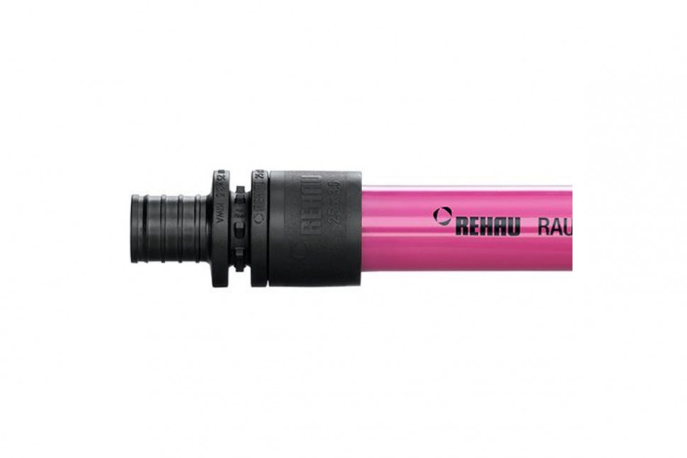 Труба отопительная из сшитого полиэтилена Rautitan pink 40x5,5, прямой отрезок REHAU