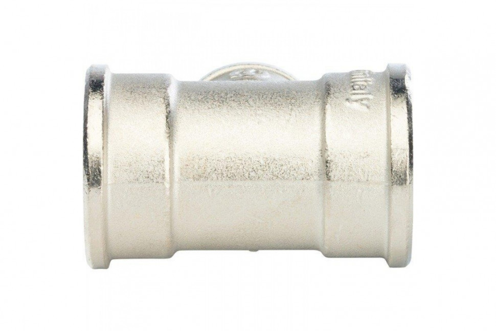 Тройник ВВ переxодной 1"x1/2x1", никелированный STOUT