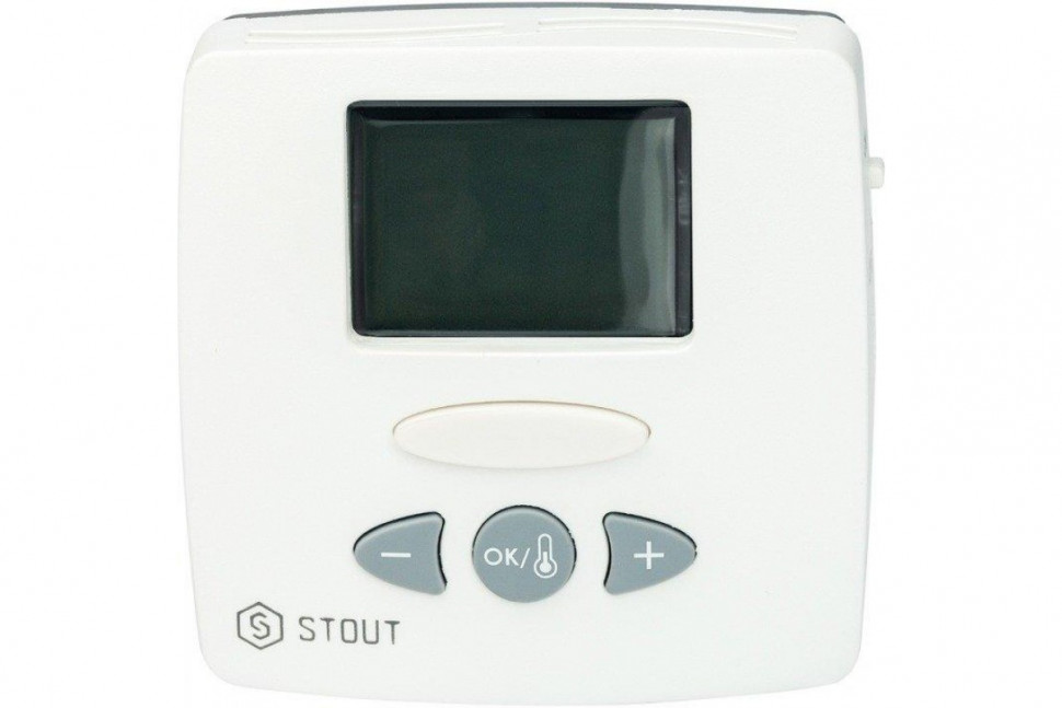 Термостат комнатный электронный WFHT-LCD с выносным датчиком STOUT