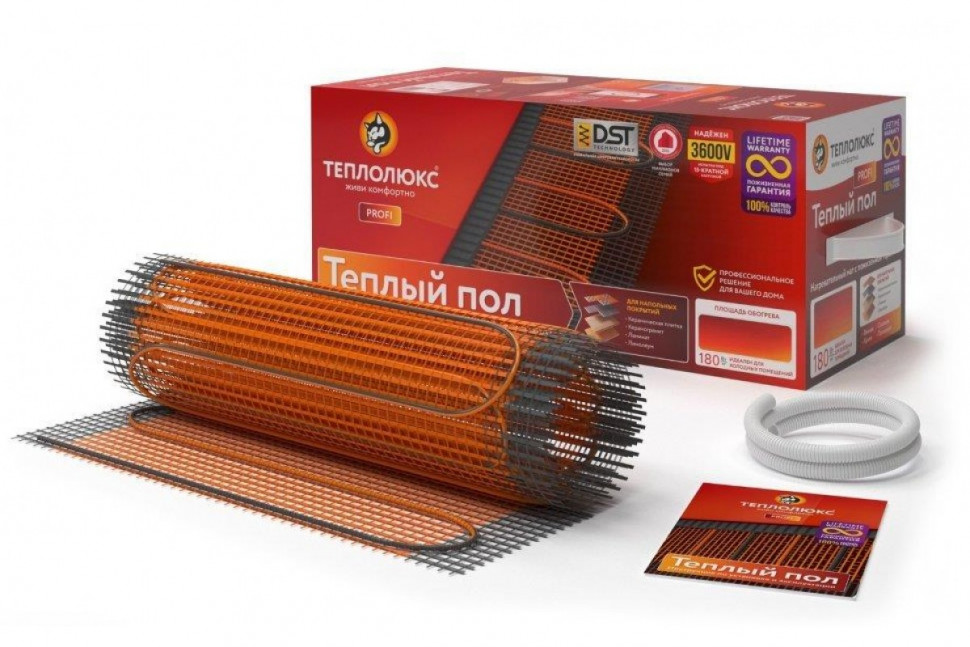 Мат нагревательный двухжильный ProfiMat 450 Вт/2,5 кв.м Теплолюкс