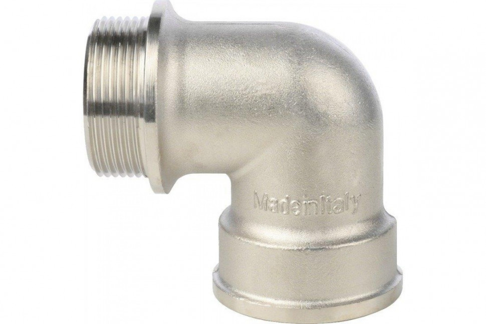 Угольник с упором НВ 1 1/2", никелированный STOUT