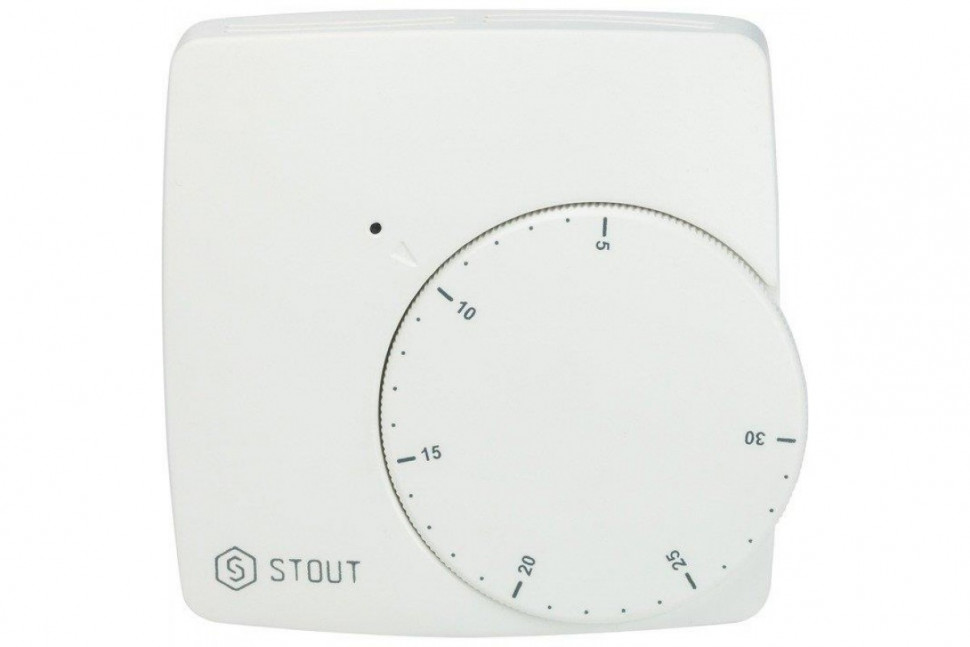 Термостат проводной электронный WFHT-BASIC со светодиодом STOUT