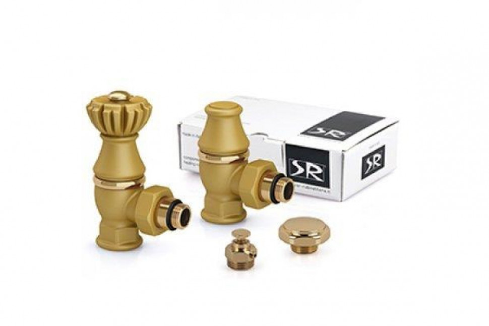 Комплект серия Liberty 1/2"х 3/4" угловой, антик золото Ral 1036 SR Rubinetterie