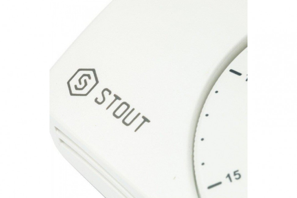 Термостат проводной электронный со светодиодом WFHT-BASIC STOUT